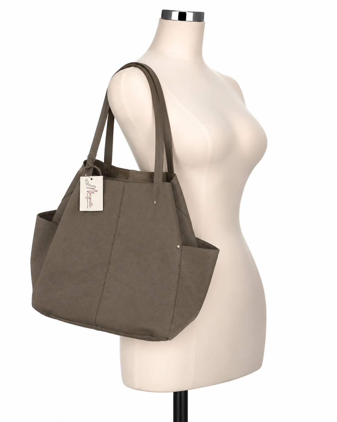 American Eagle Taupe Pebble Tote Purse - ONLINE ONLY