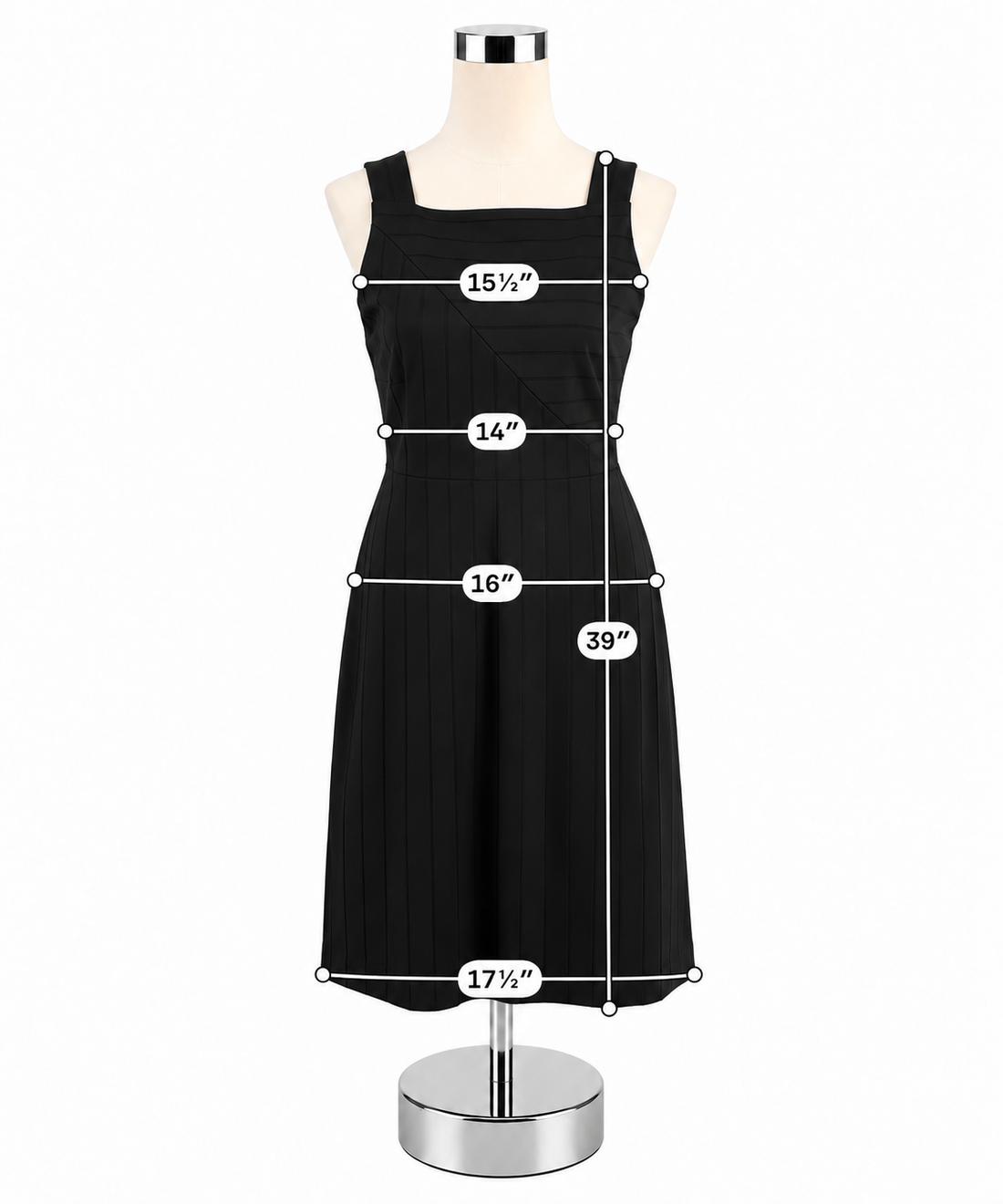 Ann Taylor Pintuck Stripe Sheath Dress Black NWT Size 4 - ONLINE ONLY