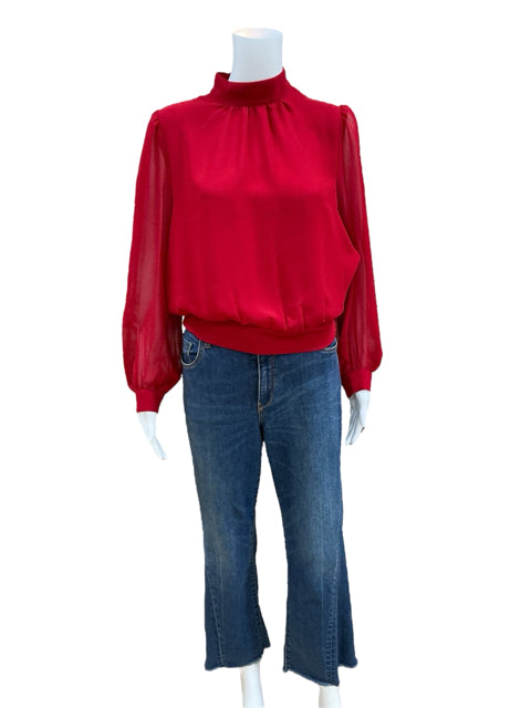 pre-owned 1 State red blouse