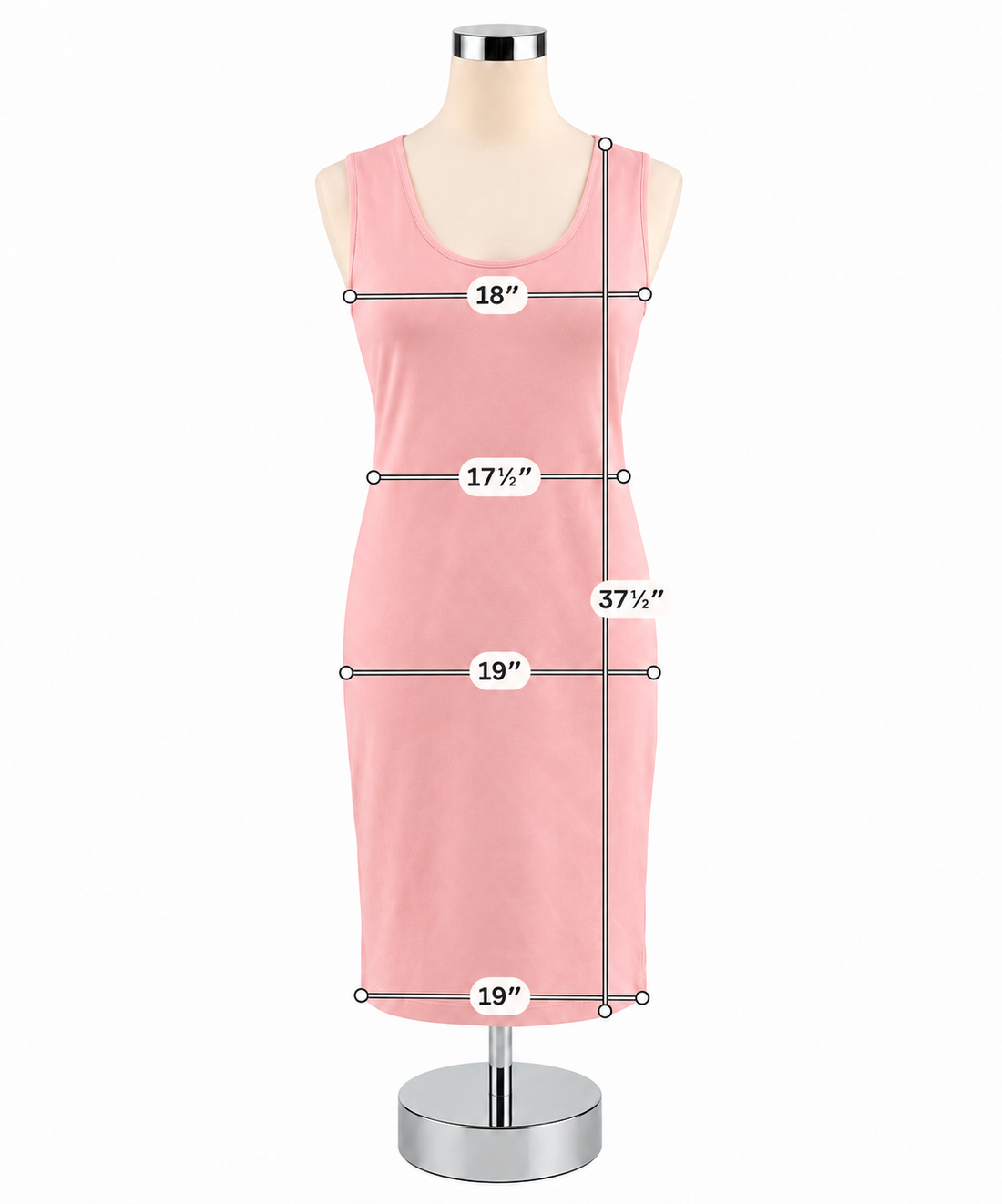Ming Wang Sleeveless Knit Sheath Dress PM Blush Pink NWT - ONLINE ONLY