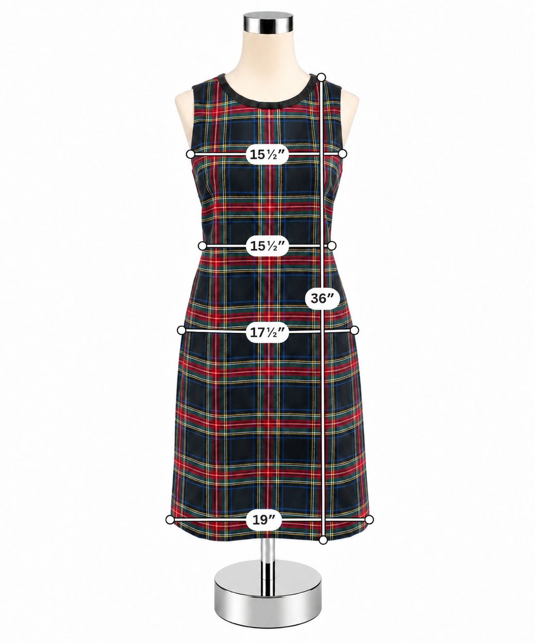 Talbots Tartan Plaid Shift Dress Wool Blend NWT Petite Size 2P