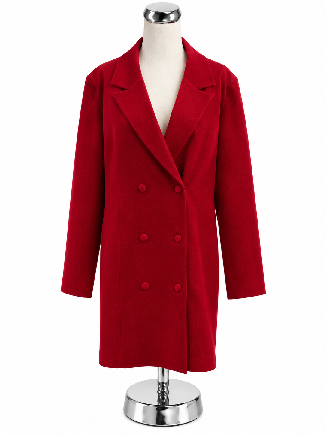 Adelyn Rae Red Longline Open Front Blazer NWT Size XL - ONLINE ONLY