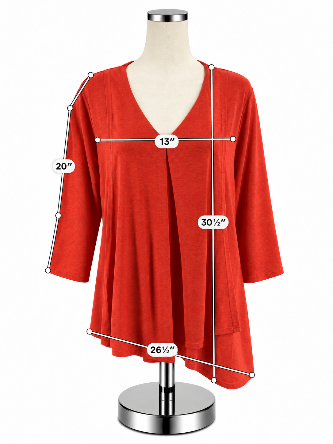 a.k.a.d (Alisha D) Orange Open Front Asymmetric Hem Cardigan Top Size XL - ONLINE ONLY