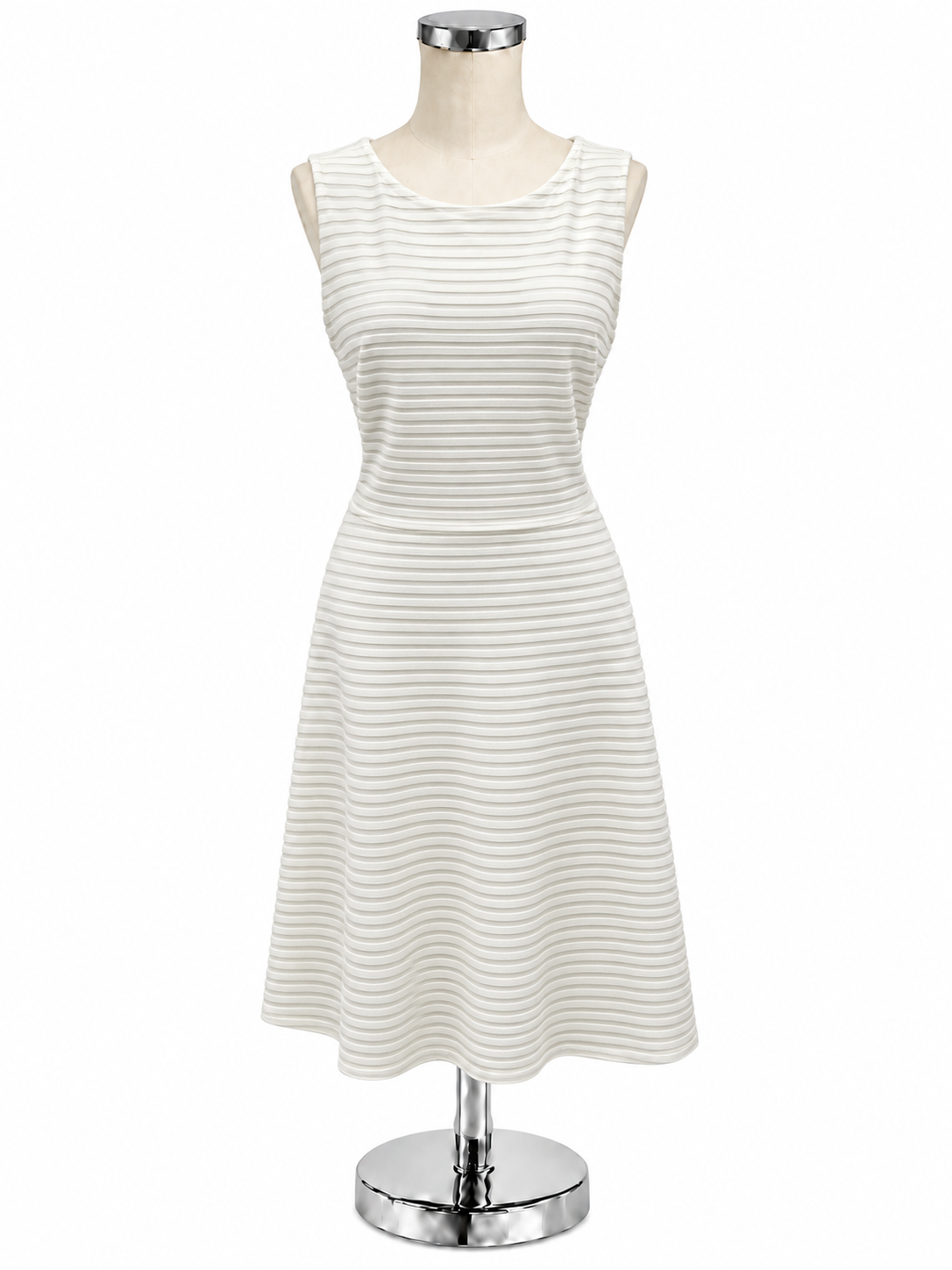 White House Black Market Striped Sleeveless Sheath Dress | Size 8 - ONLINE ONLY