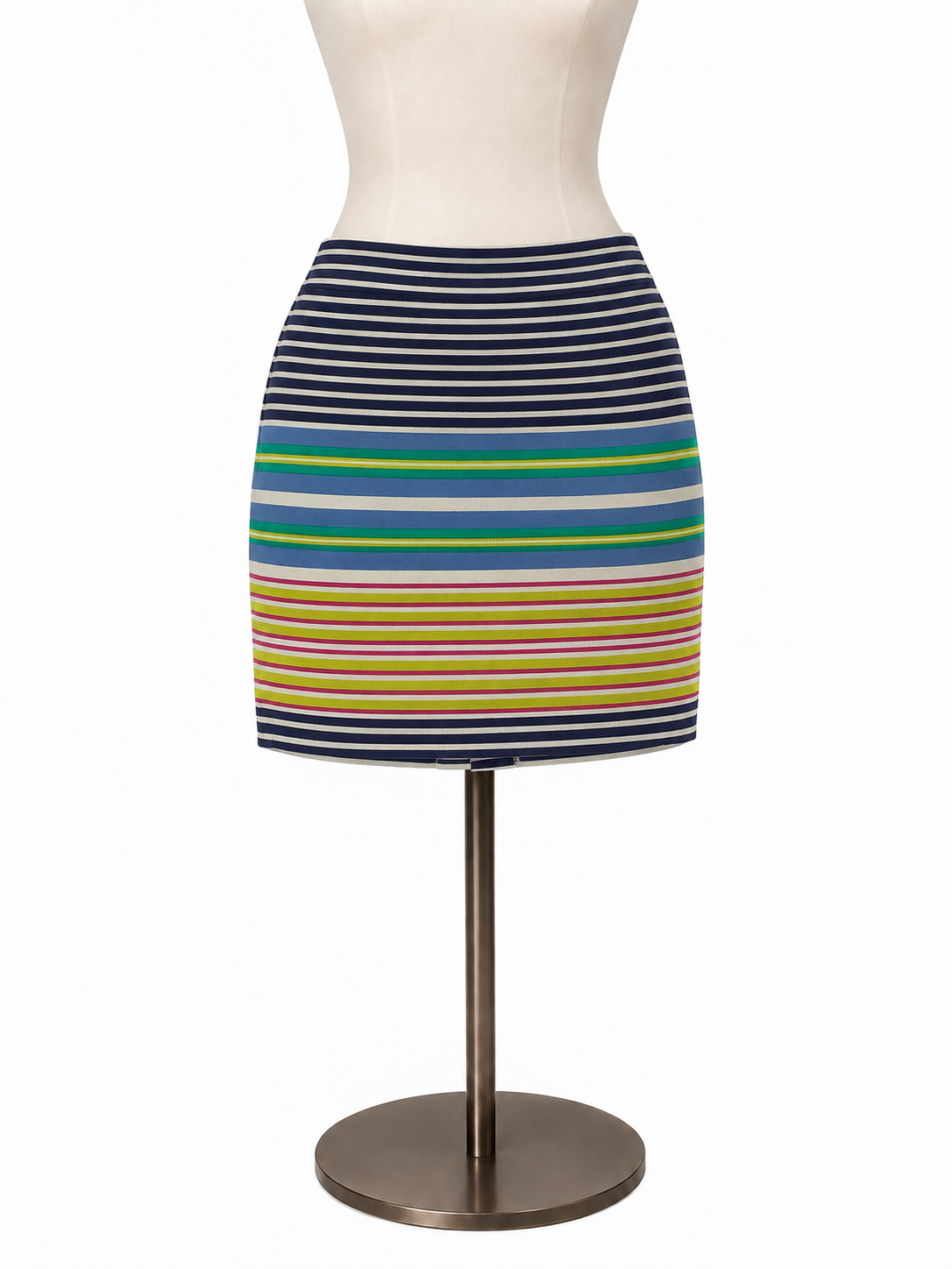 Ann Taylor LOFT Striped Cotton Pencil Skirt Size 4 - ONLINE ONLY