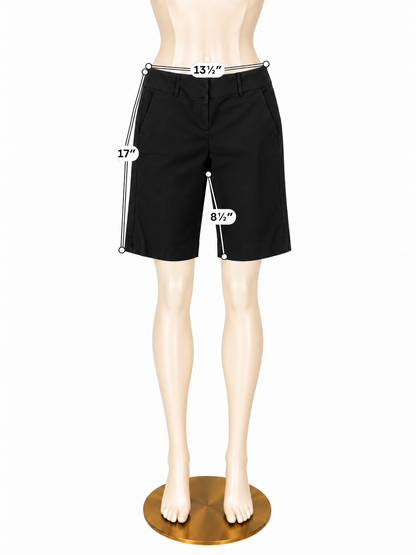 Ann Taylor Classic Black Bermuda Shorts | Size 2 - ONLINE ONLY
