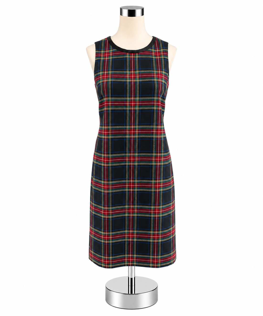 Talbots Tartan Plaid Shift Dress Wool Blend NWT Petite Size 2P