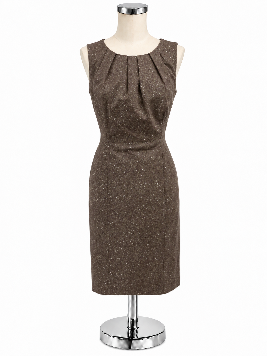 Michael Kors Brown Snake Print Sleeveless Sheath Dress Size 8 - ONLINE ONLY