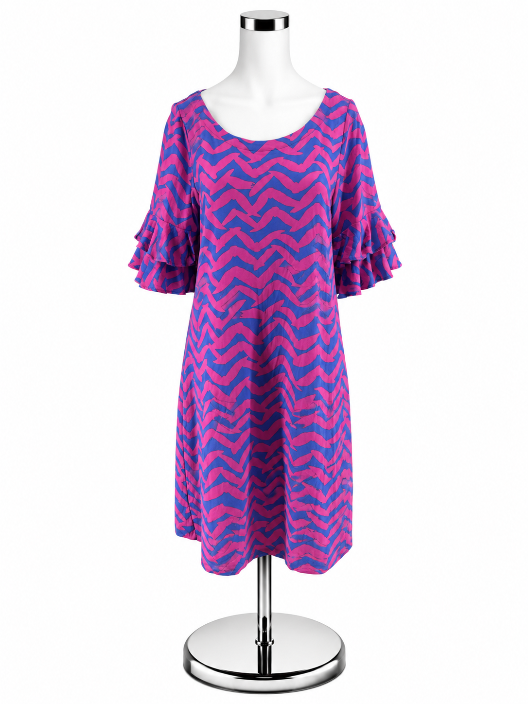 Lilly Pulitzer Elsa Tunic Dress Hotty Pink First Impression Size Large - ONLINE ONLY