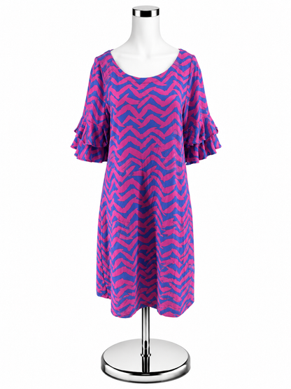 Lilly Pulitzer Elsa Tunic Dress Hotty Pink First Impression Size Large - ONLINE ONLY