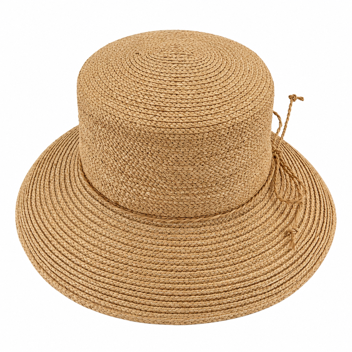 San Diego Hat Co Woven Straw Wide Brim Sun Hat - Natural Tan - ONLINE ONLY