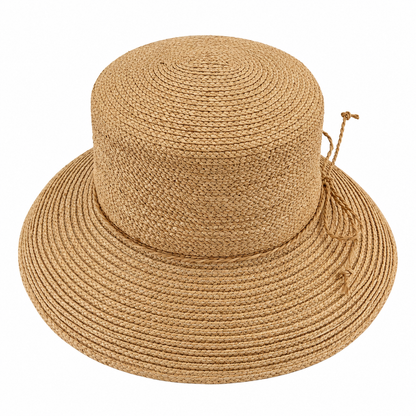 San Diego Hat Co Woven Straw Wide Brim Sun Hat - Natural Tan - ONLINE ONLY