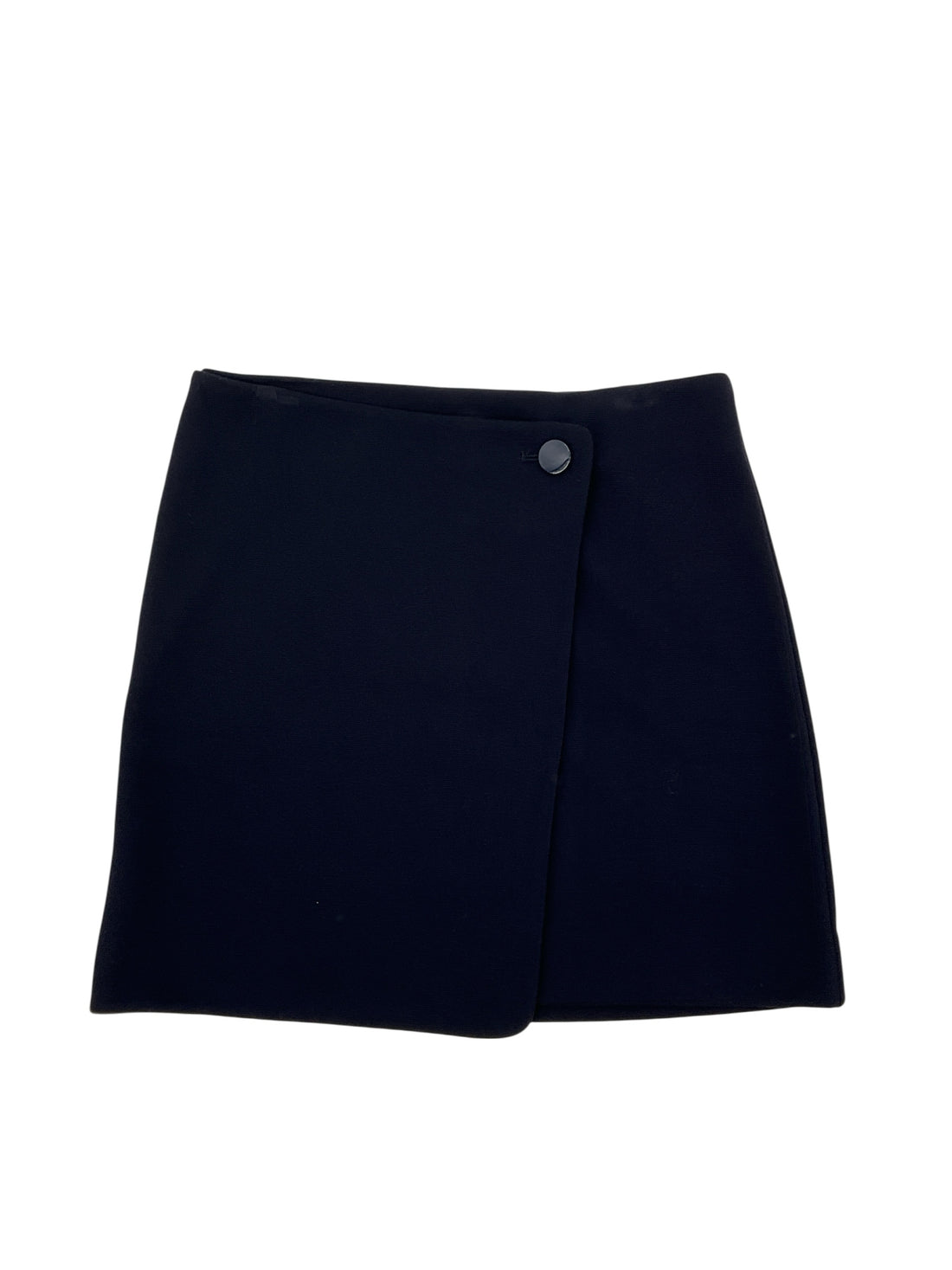 LOFT Navy Skirt Asymmetrical Faux Wrap Mini Skirt Navy Blue Size 8 NWT - Size 8
