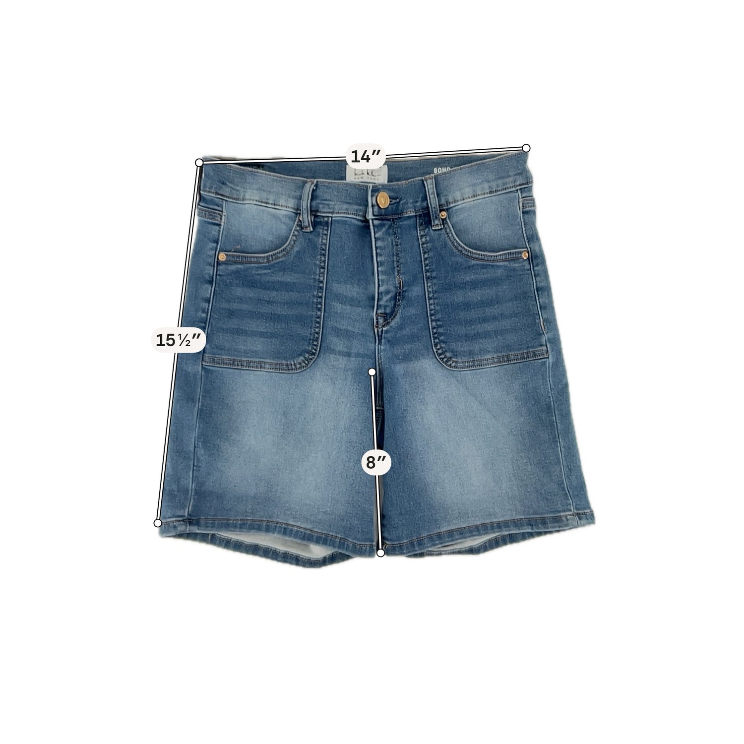 Nicole Miller Blue Shorts Size 4 Blue Denim Shorts - Size 4
