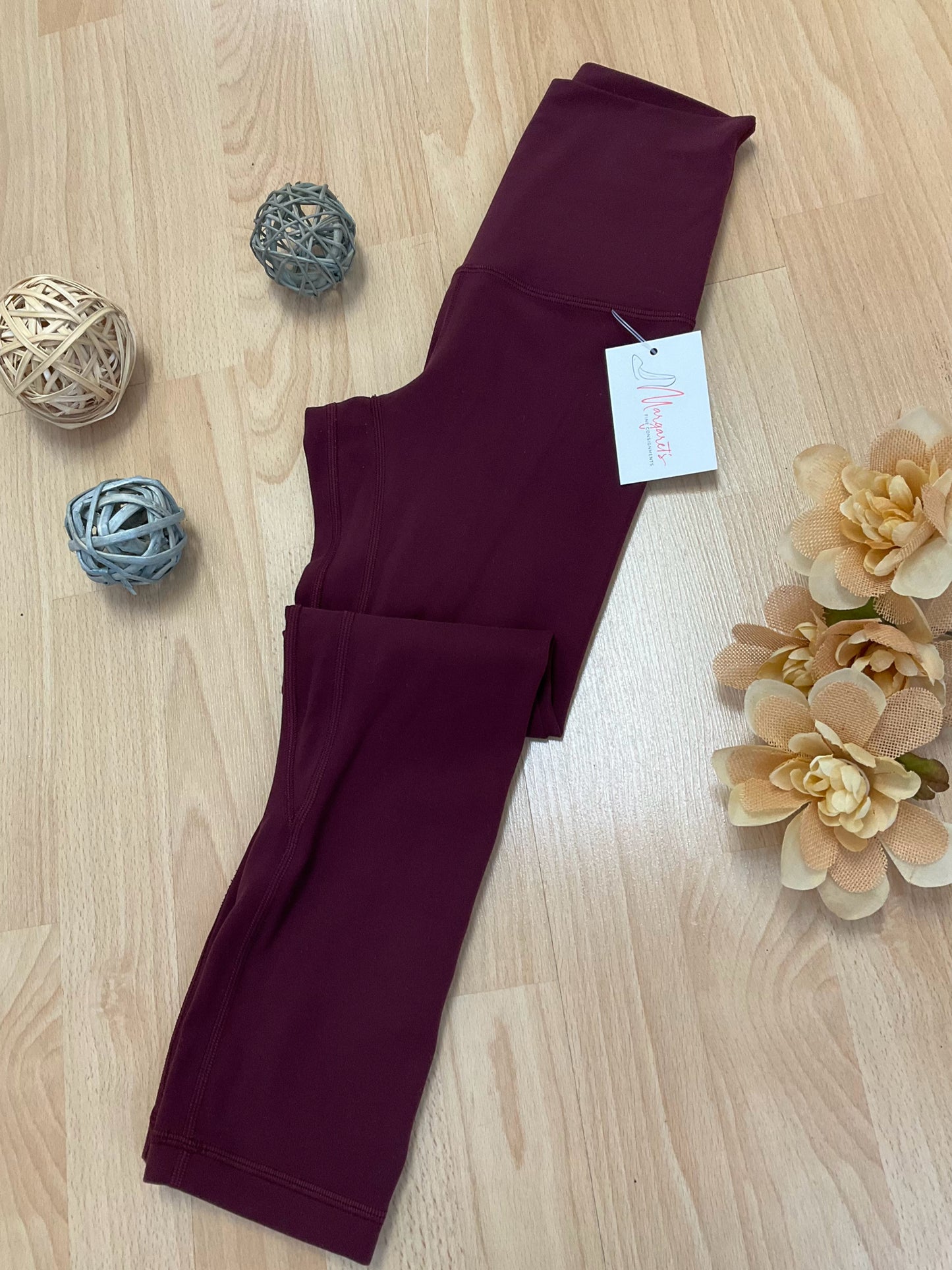 Lululemon Size 2 maroon Solid Activewear