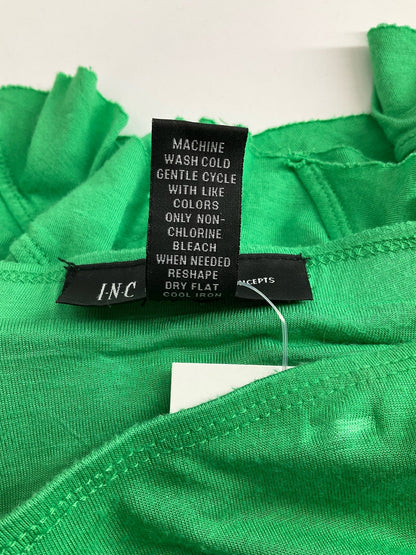 INC - Green Ruffle Pre-Owned Ladies Skirt - Size Small