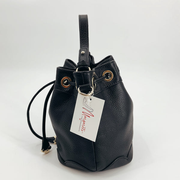 Jack Rogers Black Pebble Purse - Margaret’s Fine Consignment