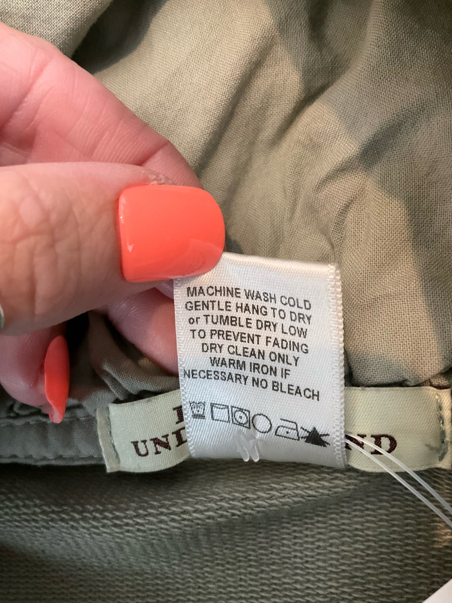 Prairie Underground Long Cloak Hoodie Jacket Organic Cotton Sage Green XS