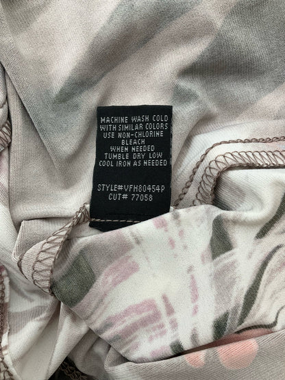 Connected Apparel Mauve/Purple Floral Pre-Owned Ladies Dress - Size 4 Petite