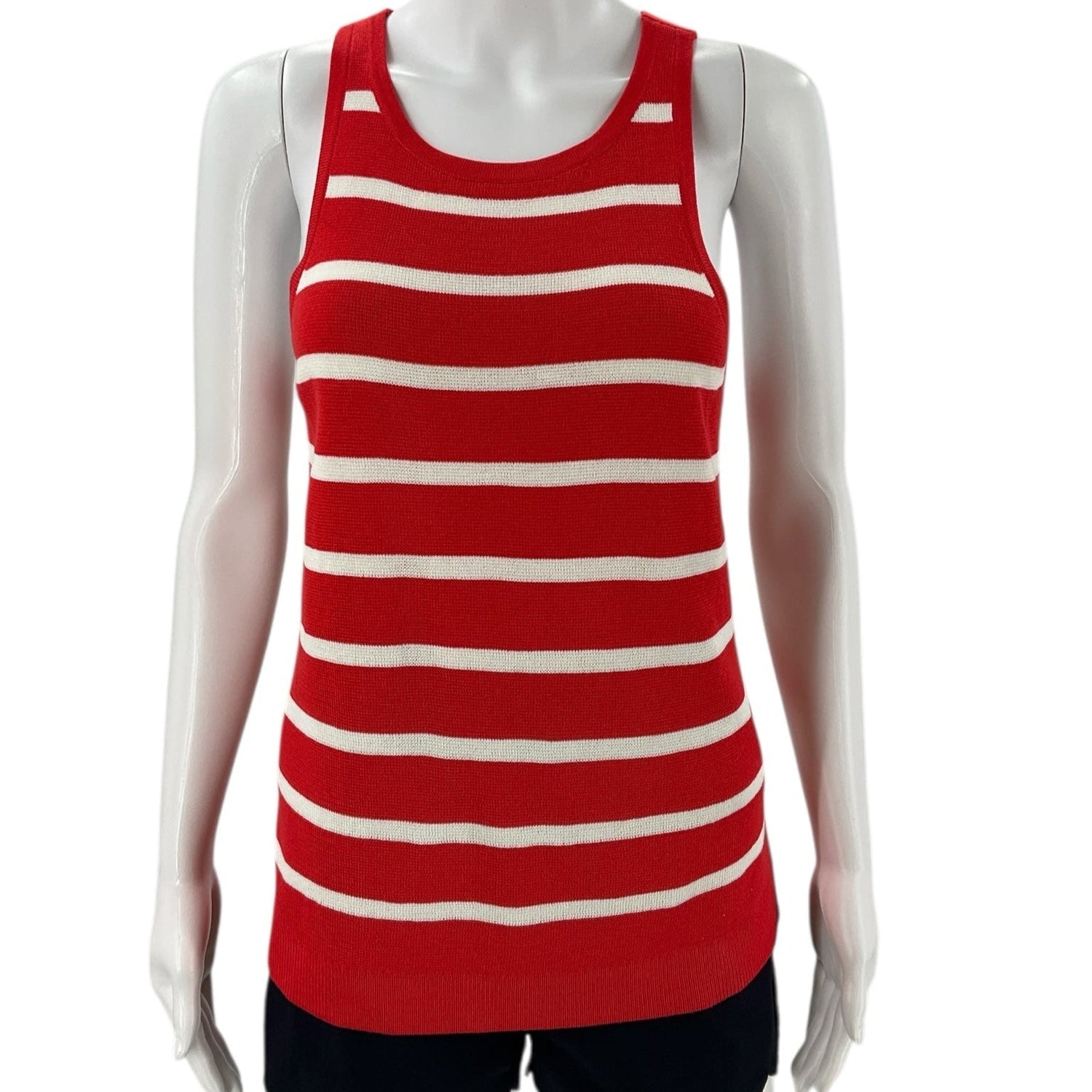 Banana Republic Orange/White Stripe Pre-Owned Top - Size Small - Margaret’s Fine Consignment