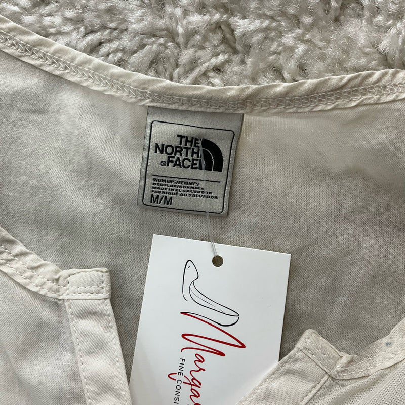 The North Face Cream Solid Pre-Owned Ladies Top - Size Medium - Margaret’s Fine Consignment