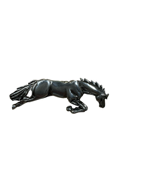 Silver Horse Brooch