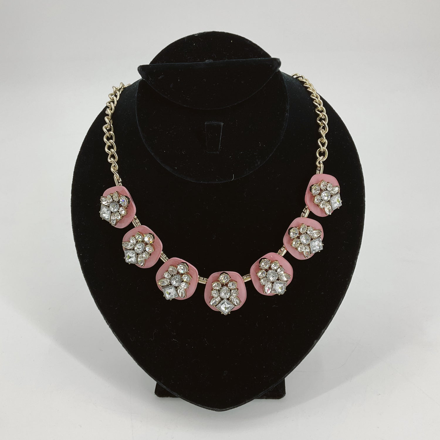 Loft Gold/Pink Stones Ladies Pre-Owned Necklace - Margaret’s Fine Consignment