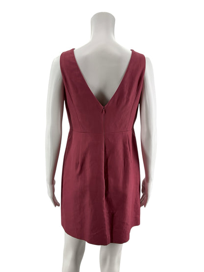 J Crew Size 8 mauve Solid Pre-Owned Ladies Dress