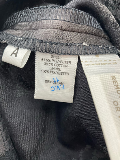 Loft Gray Solid Pre-Owned Ladies Dress - Size 8