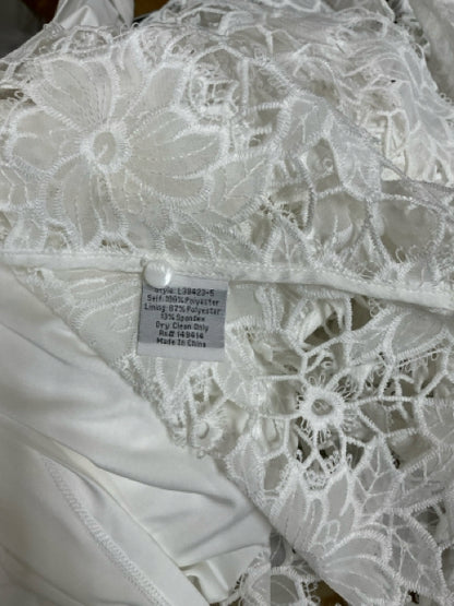 Johnny Was Arina White Floral Lace Maxi Dress Boho Long Sleeve XS - ONLINE ONLY