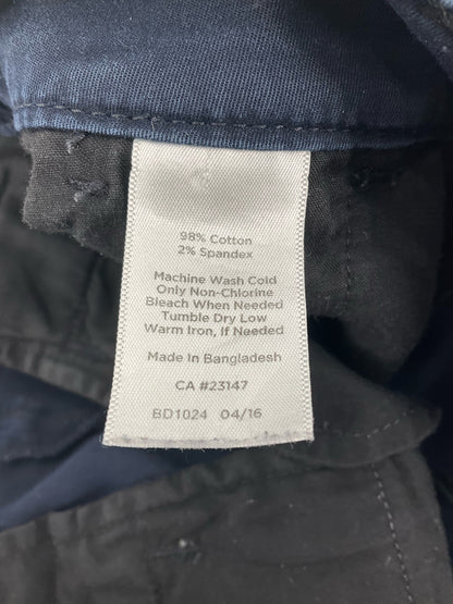 Talbots Navy Pant The Weekend Chino Pants Size 6 Navy Blue Cropped Ankle - Size 6