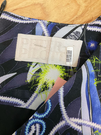 Peter Pilotto Pallas Chain Print Jacquard Dress UK 14 US 10