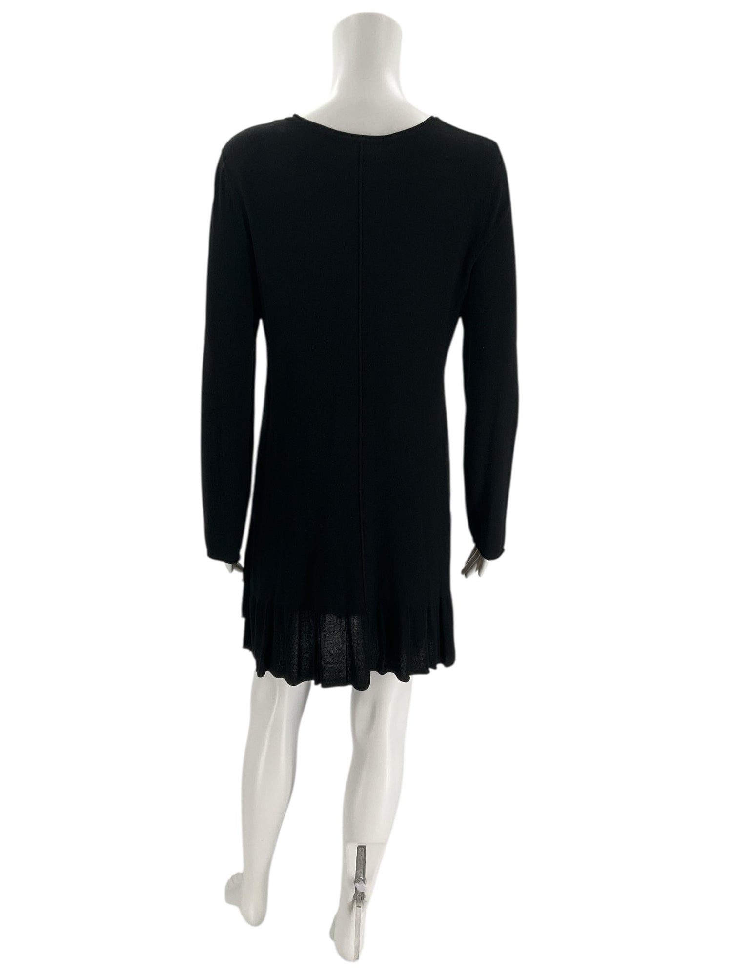 Style &amp; Co Black Solid Pre-Owned Ladies Dress - Size Medium Petite - Margaret’s Fine Consignment
