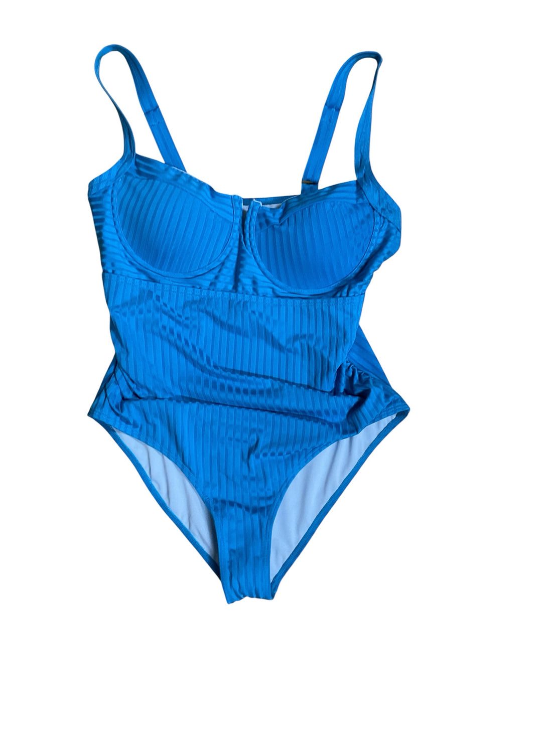 Aumora Cobalt Blue Ribbed Underwire One Piece Swimsuit Size XL NWT - ONLINE ONLY