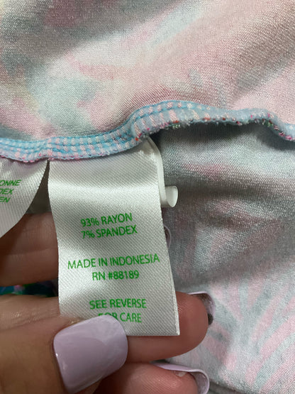 Lilly Pulitzer Sea Breeze Tunic Dress Sea Soiree Floral Size Large