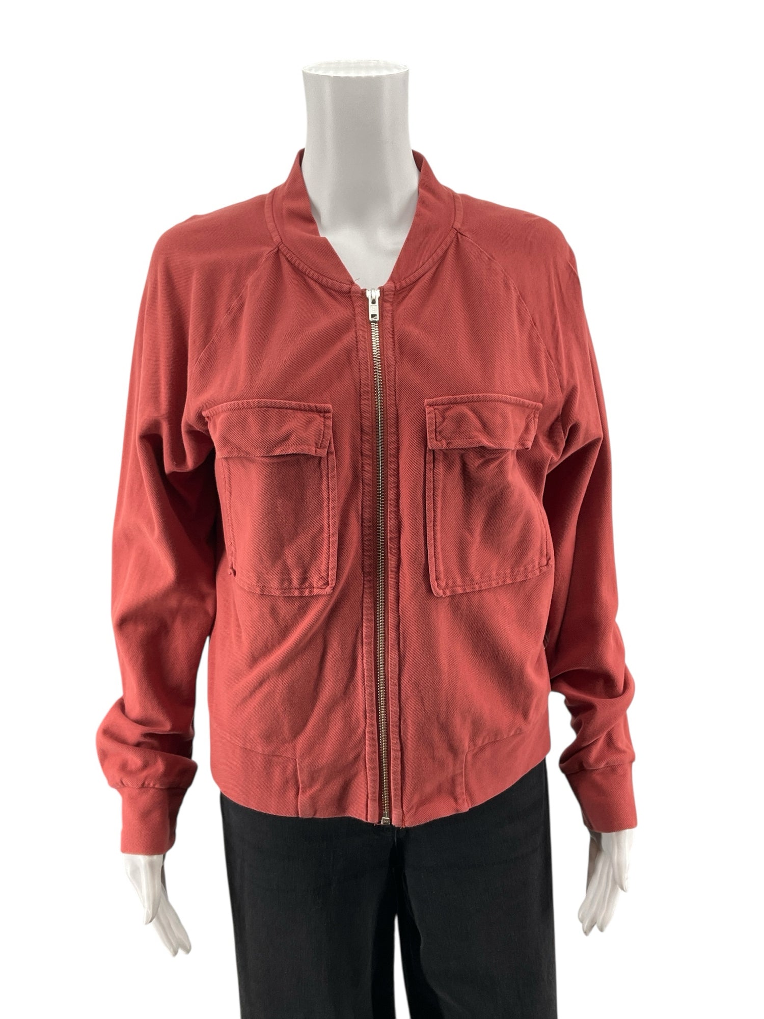 bobi Salmon Solid Pre-Owned Ladies Jacket - Size Large - Margaret’s Fine Consignment