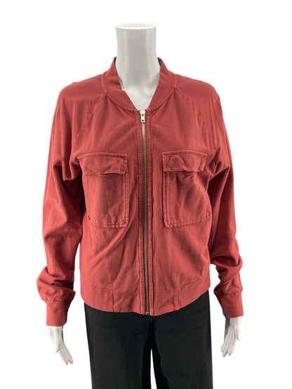 bobi Salmon Solid Pre-Owned Ladies Jacket - Size Large - Margaret’s Fine Consignment