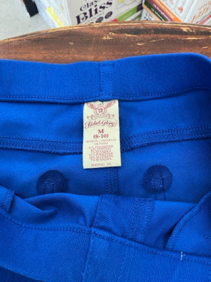 Jaded Glory Pull-On Cropped Pants Stretch Cobalt Blue Womens Size M 8-10- ONLINE ONLY