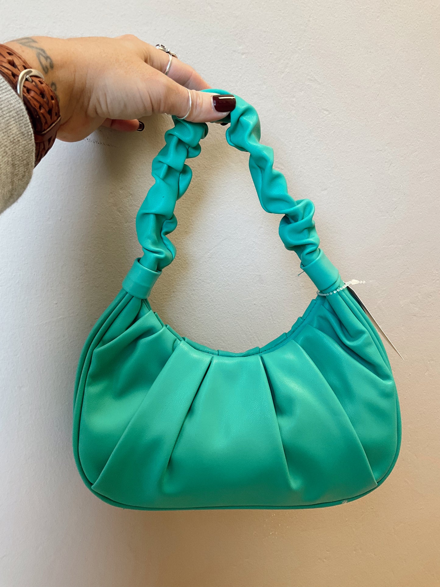 Olivia & Kate Teal Solid Purse