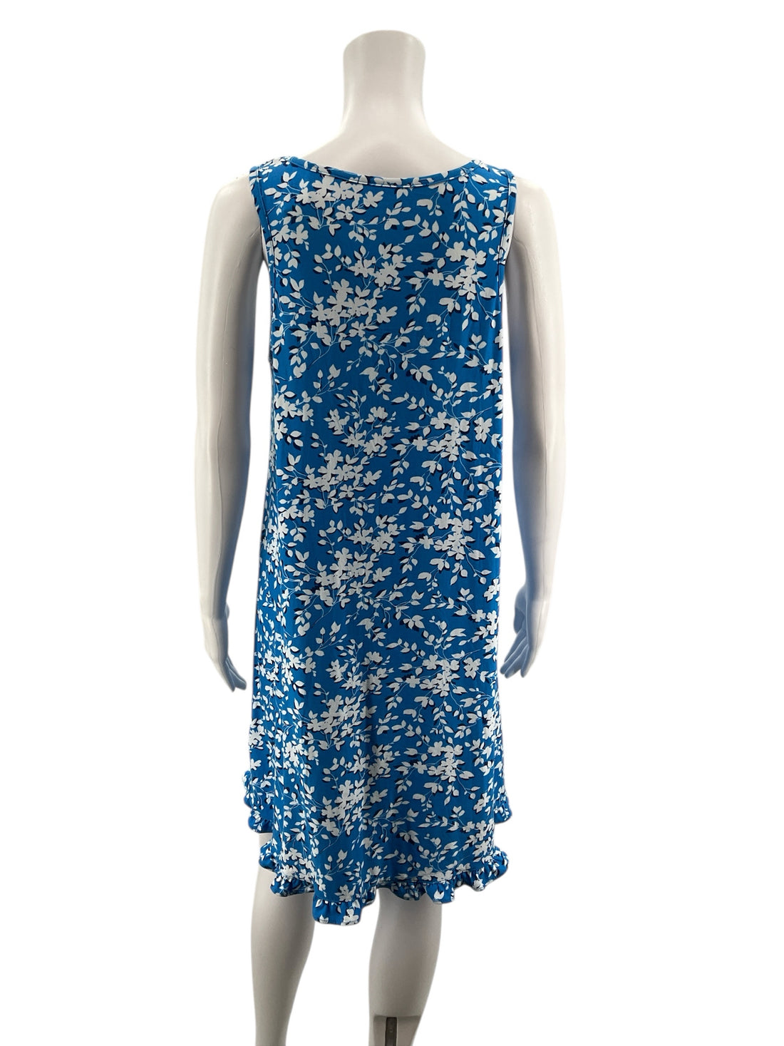Draper James Blue/White Floral Pre-Owned Ladies New With Tags Dress -Size Small/Medium