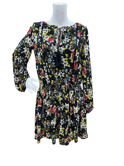 Banana Republic Size S navy/multi Floral Dress