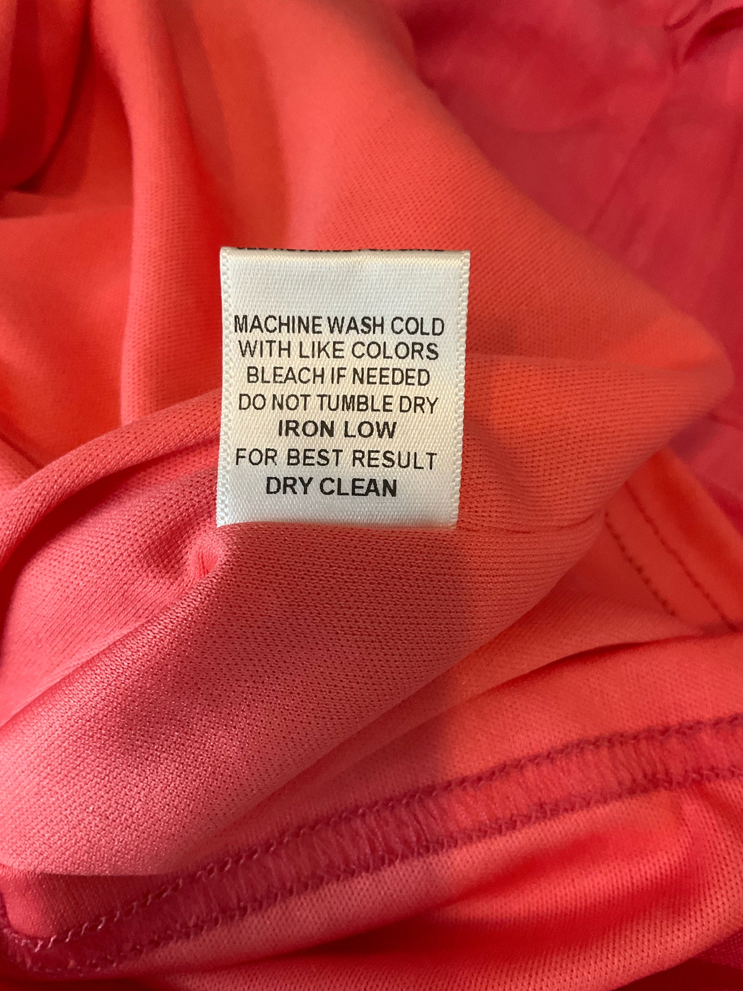 Love Riche Coral Ruffle Button Front Tie Back Romper Size Medium