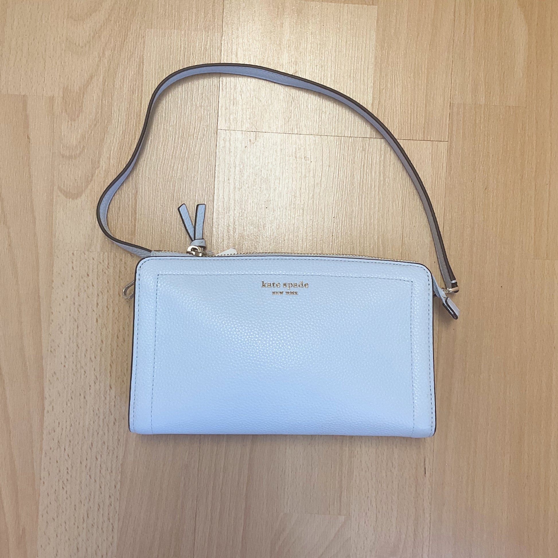 Kate Spade baby Blue Pebble Crossbody Bag