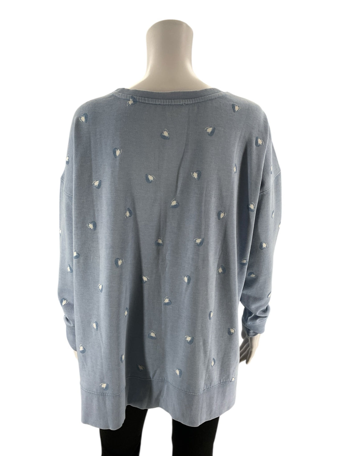 Lucky Brand -  Blue Hearts Pre-Owned Ladies Casual Top - Size M