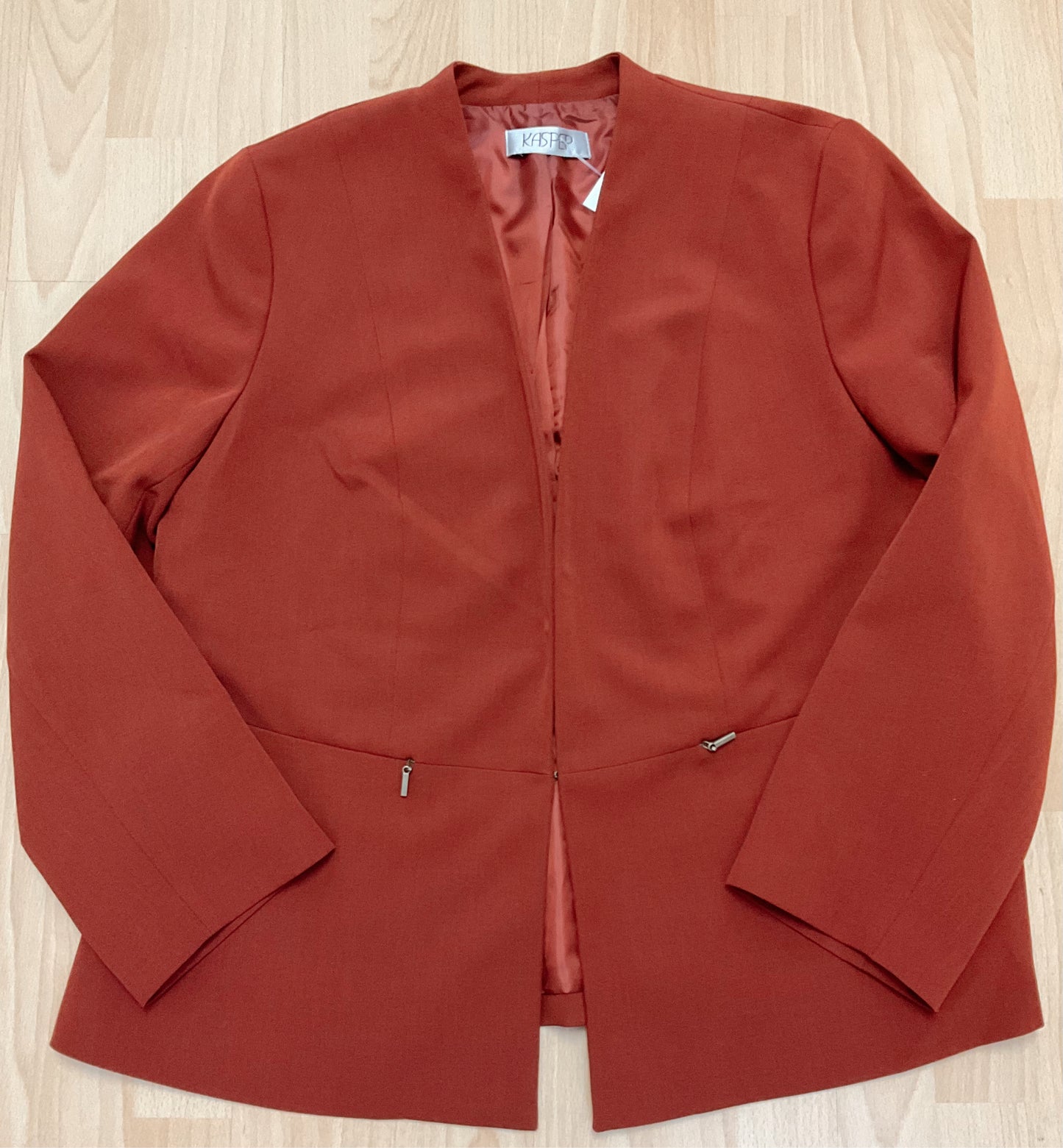 Kasper Size 14 Burnt Orange Blazer