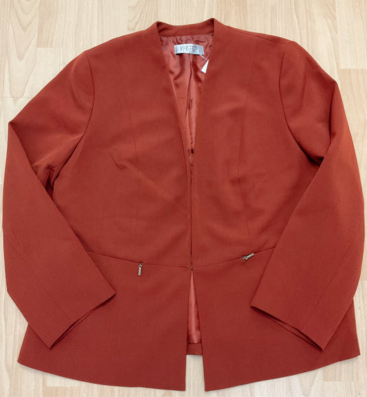 Kasper Size 14 Burnt Orange Blazer