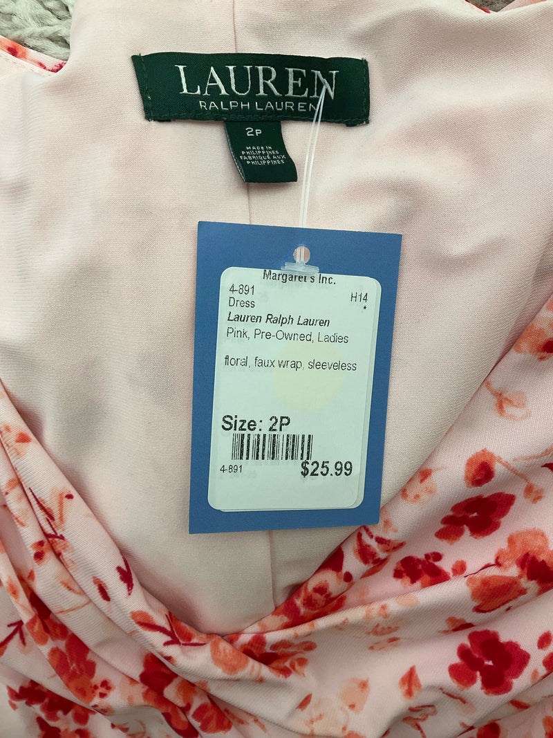 Lauren Ralph Lauren Pink Pre-Owned Ladies Dress - Size 2 Petite