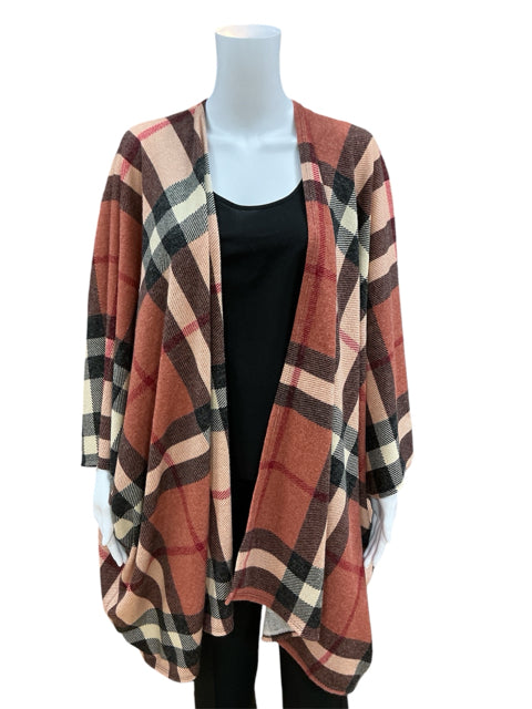 Nashley's Closet Size os Burgandy/Tan shrug