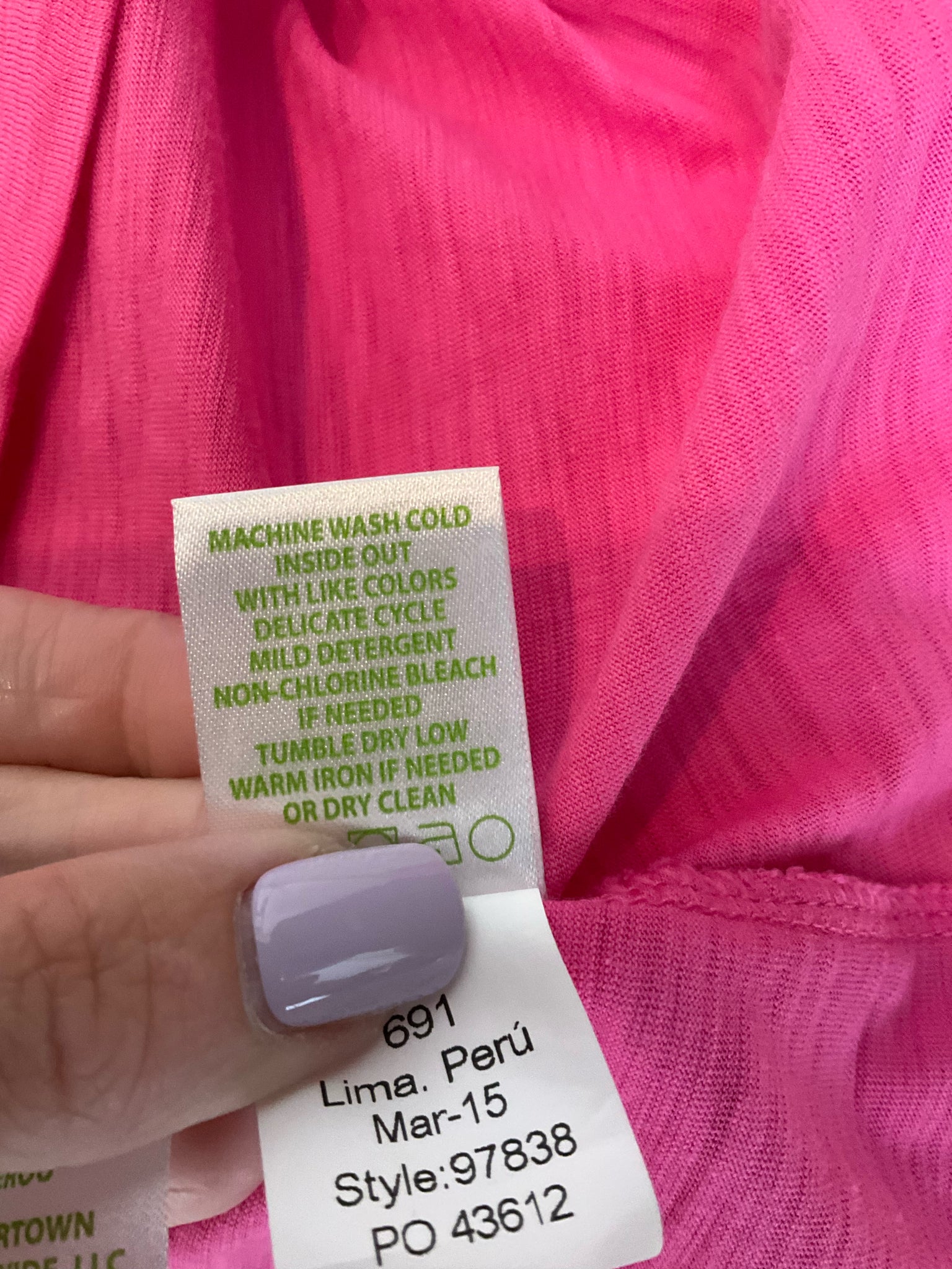 Lilly Pulitzer Luxletic Corina Racerback Tank Top Medium Pink Pima Cotton