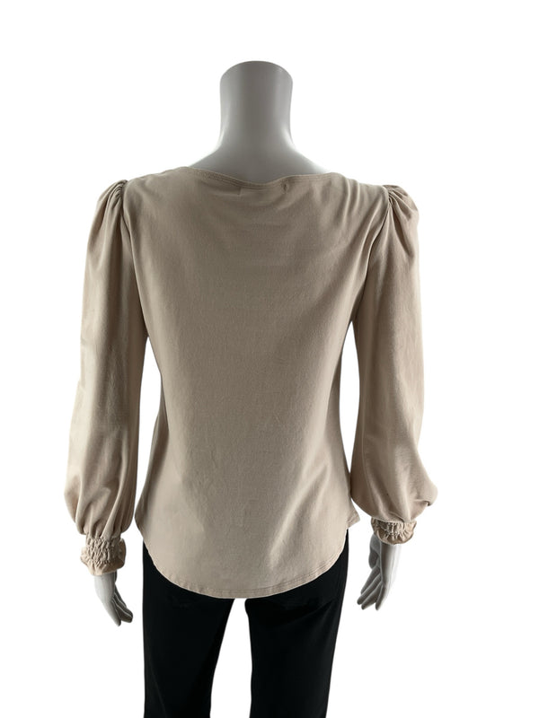 Chelsea & Violet Tan Pre-Owned Ladies Top - Size XS